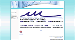 Desktop Screenshot of laboratoriomare.unirc.it