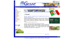 Desktop Screenshot of gesaf.unirc.it
