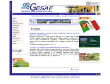 Tablet Screenshot of gesaf.unirc.it