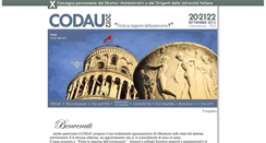 Desktop Screenshot of codau.unirc.it